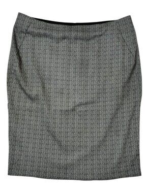 Lane Bryant Plus Size 18 Skirt Knee Length Stretch Comfort Waist Gray